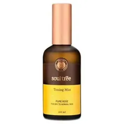 Soultree tonico facial rosa pieles normales y secas 75ml