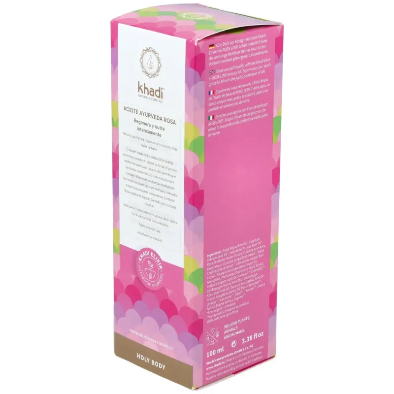 Aceite elixir ayurveda rosa regenerante 100ml. | Farmacia Barata Aceite elixir ayurveda rosa regenerante 100ml. | Farmacia Barata