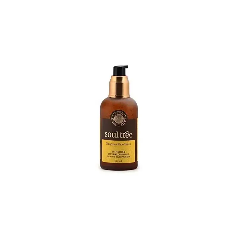 Soultree gel limpiador facial nutgrass piel mixta grasa 120ml | Farmacia Barata