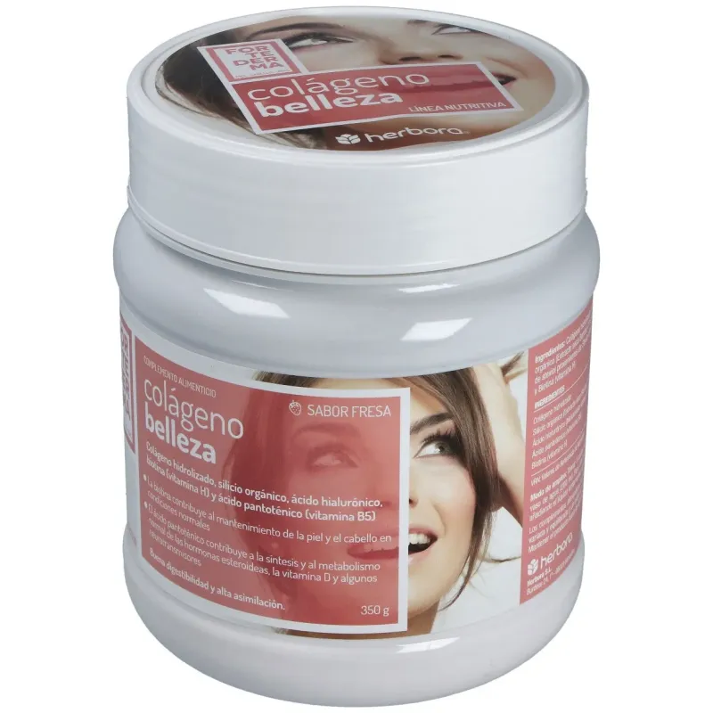 Herbora colageno belleza sabor fresa 350g | Farmacia Barata