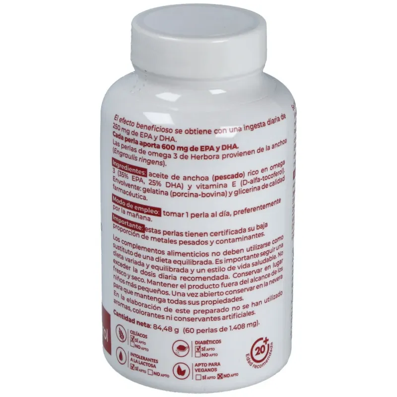 Herbora venarol omega 3 epa y dha 60caps | Farmacia Barata Herbora venarol omega 3 epa y dha 60caps | Farmacia Barata