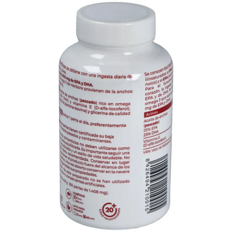 Herbora venarol omega 3 epa y dha 60caps | Farmacia Barata Herbora venarol omega 3 epa y dha 60caps | Farmacia Barata