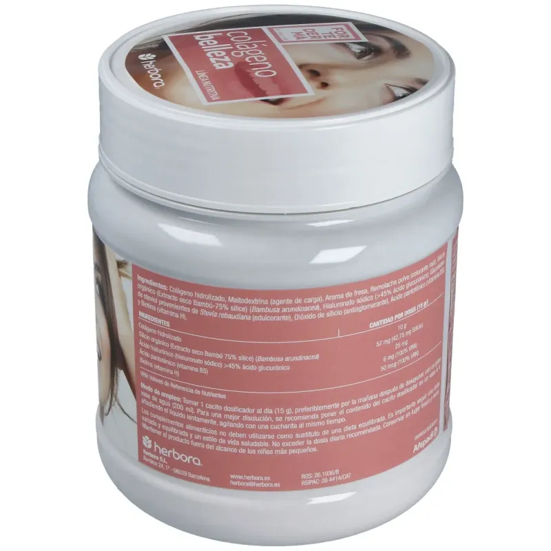 Herbora colageno belleza sabor fresa 350g | Farmacia Barata