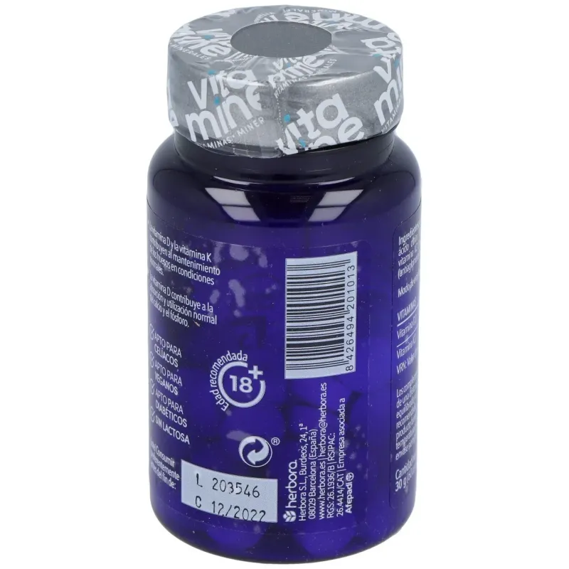 Vitamine vitamina d3 + k2 60comp. mast. | Farmacia Barata