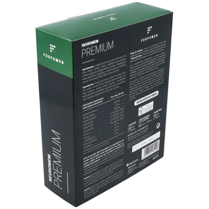 Herbora neuromen premium 20 ampollas | Farmacia Barata Herbora neuromen premium 20 ampollas | Farmacia Barata