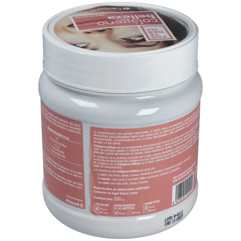 Herbora colageno belleza sabor fresa 350g | Farmacia Barata