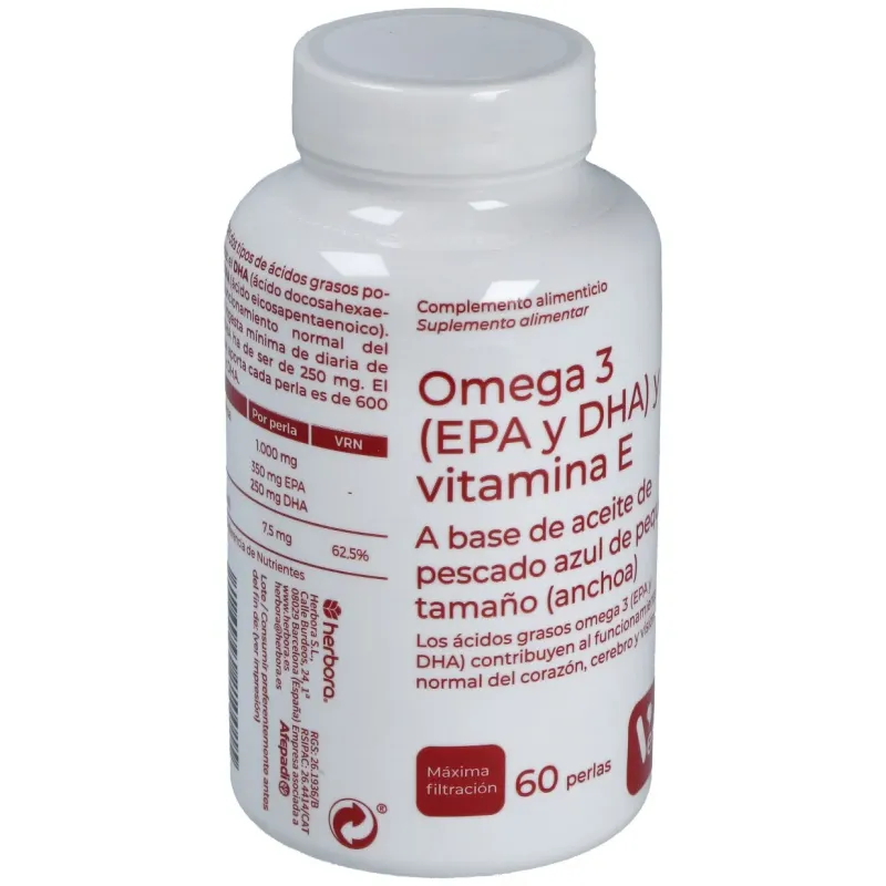 Herbora venarol omega 3 epa y dha 60caps | Farmacia Barata Herbora venarol omega 3 epa y dha 60caps | Farmacia Barata