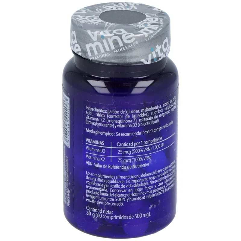 Vitamine vitamina d3 + k2 60comp. mast. | Farmacia Barata