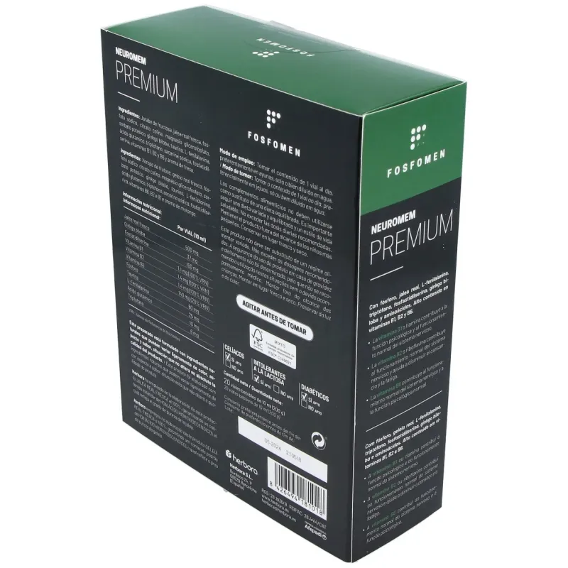 Herbora neuromen premium 20 ampollas | Farmacia Barata Herbora neuromen premium 20 ampollas | Farmacia Barata