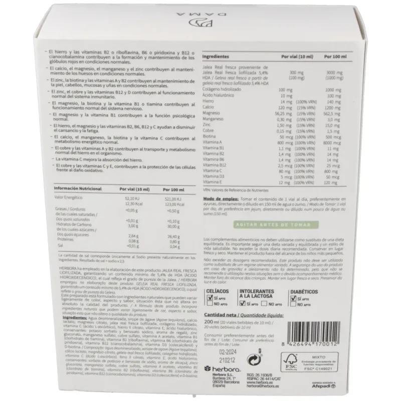 Herbora dama jalea ella 20uds | Farmacia Barata Herbora dama jalea ella 20uds | Farmacia Barata