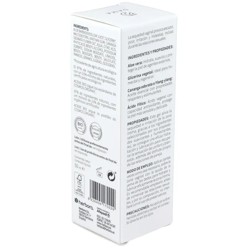 Herbora dama gel hidratante lubricante bio 50ml | Farmacia Barata Herbora dama gel hidratante lubricante bio 50ml | Farmacia Barata