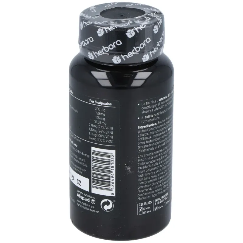 Herbora fosfomen neuromem premium 60caps | Farmacia Barata