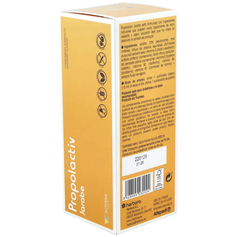 Actifens propolactiv 250ml. | Farmacia Barata