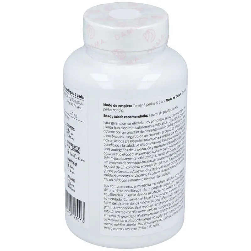 Herbora aceite de onagra y vitamina e 180 perlas | Farmacia Barata