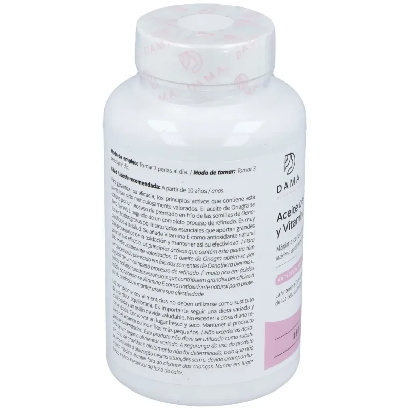 Herbora aceite de onagra y vitamina e 180 perlas | Farmacia Barata