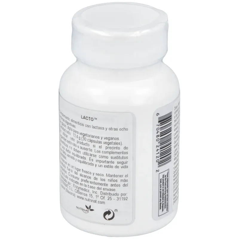 Lacto 30cap.veg. | Farmacia Barata