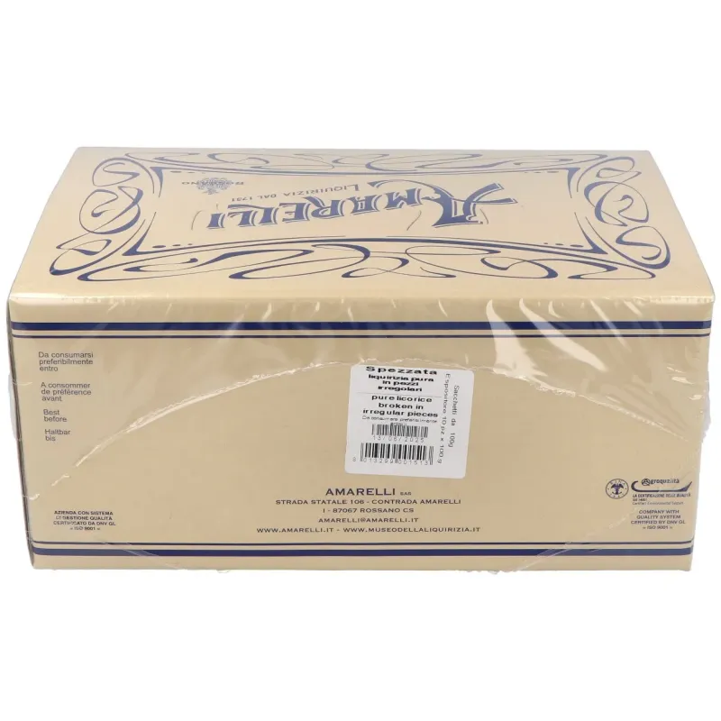 Spezzata trocitos regaliz bolsa expo 10x100gr. | Farmacia Barata