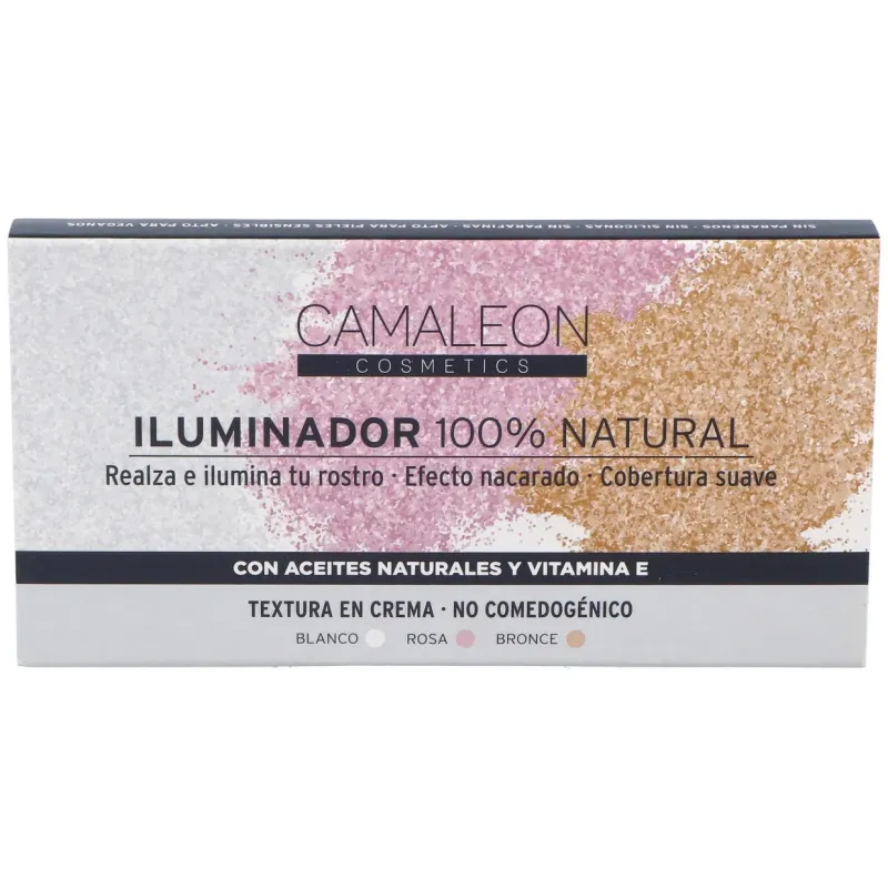 Camaleon iluminador 100% natural crema paleta 3 colores | Farmacia Barata Camaleon iluminador 100% natural crema paleta 3 colores | Farmacia Barata