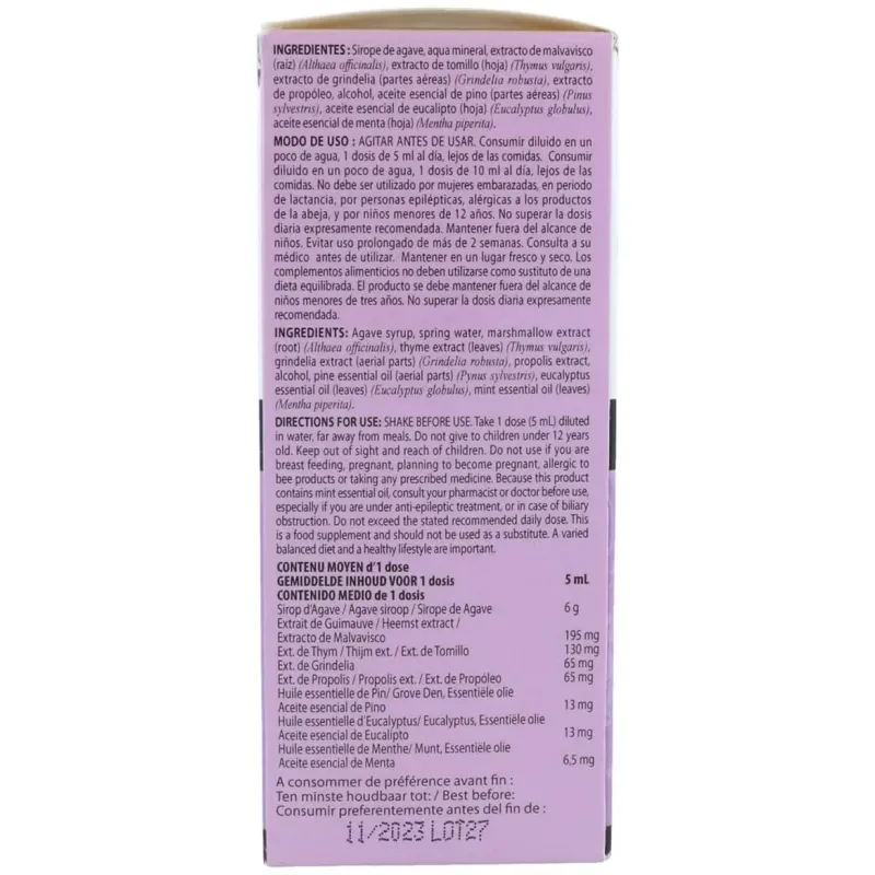 Holistica tomillo y própolis jarabe 150ml | Farmacia Barata Holistica tomillo y própolis jarabe 150ml | Farmacia Barata