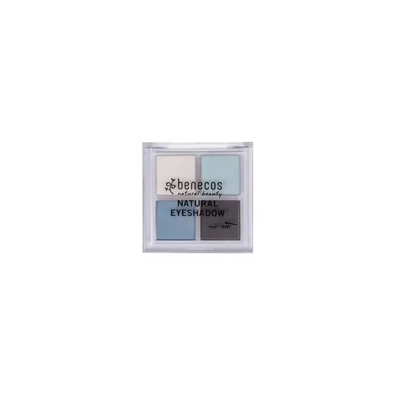 Benecos cosmeticos sombra quattro true blue 9g | Farmacia Barata