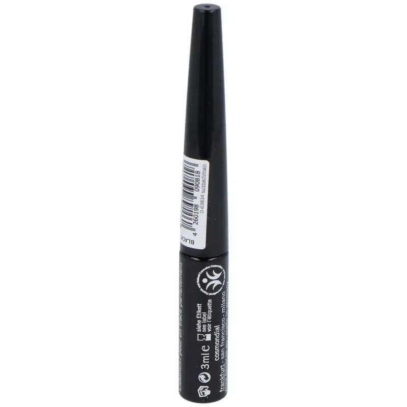 Eyeliner - lapiz de ojos liquido negro 3ml. | Farmacia Barata