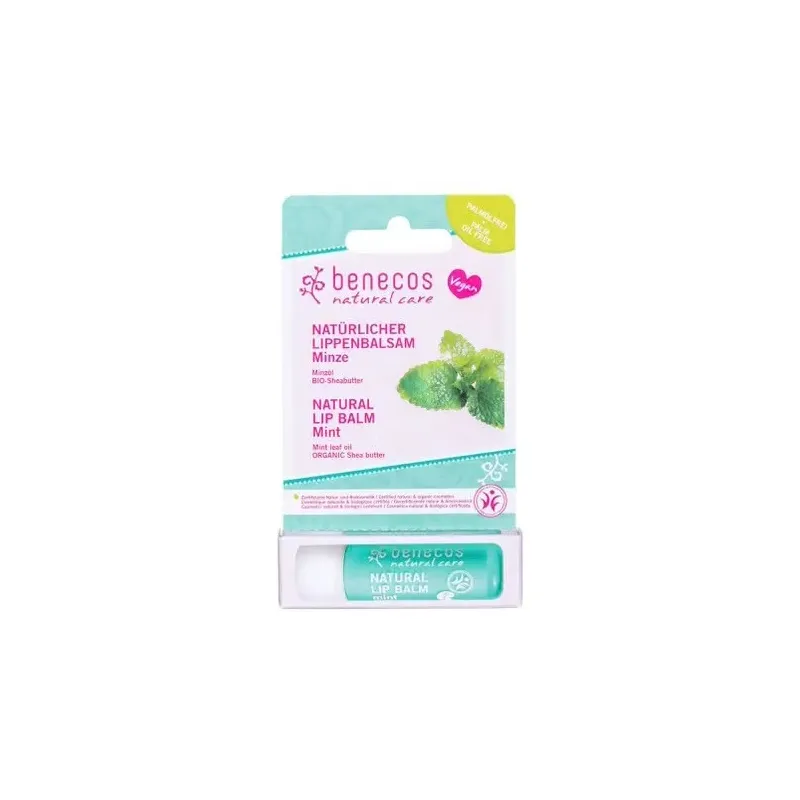Benecos bálsamo labial vegano menta 4,8g | Farmacia Barata Benecos bálsamo labial vegano menta 4,8g | Farmacia Barata