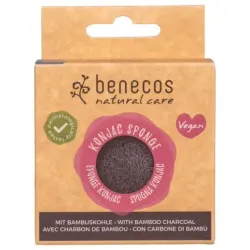 Esponja konjac bambu negro purificante-piel grasa