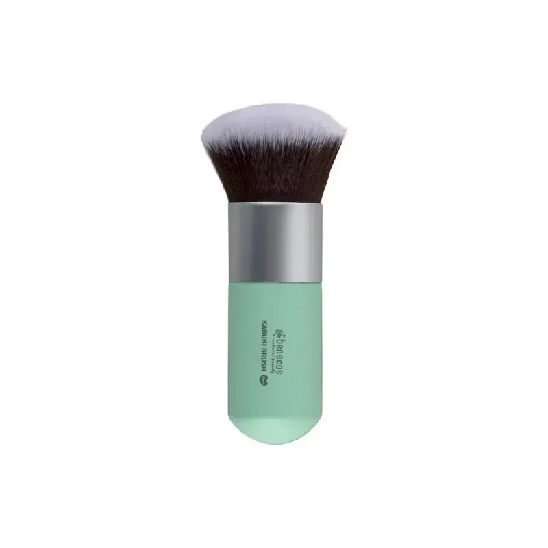 Brocha kabuki benecos verde manzana | Farmacia Barata