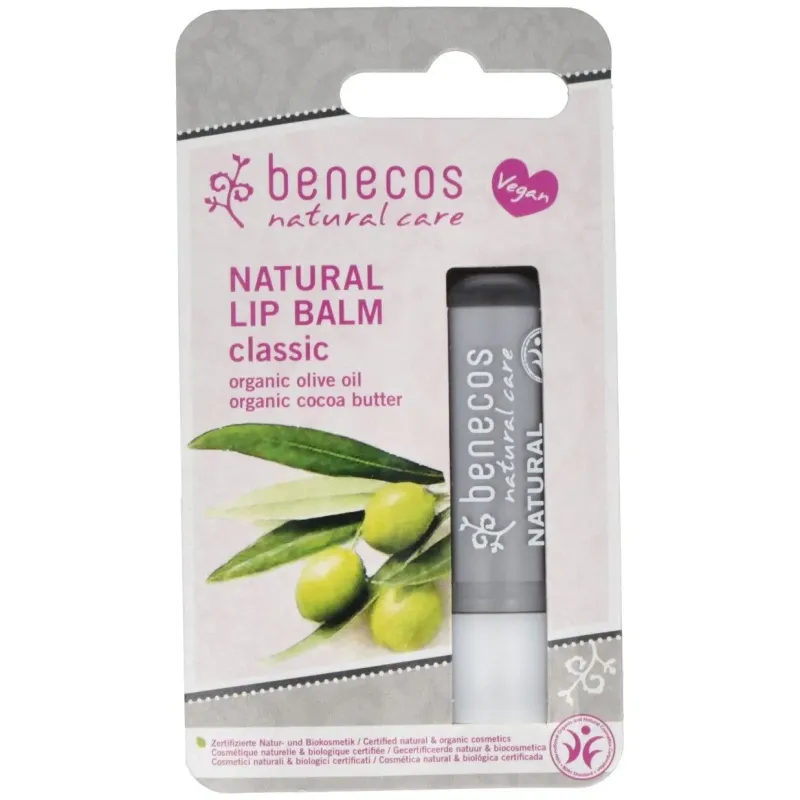 Benecos cosméticos bálsamo labial vegano oliva karité 48g | Farmacia Barata