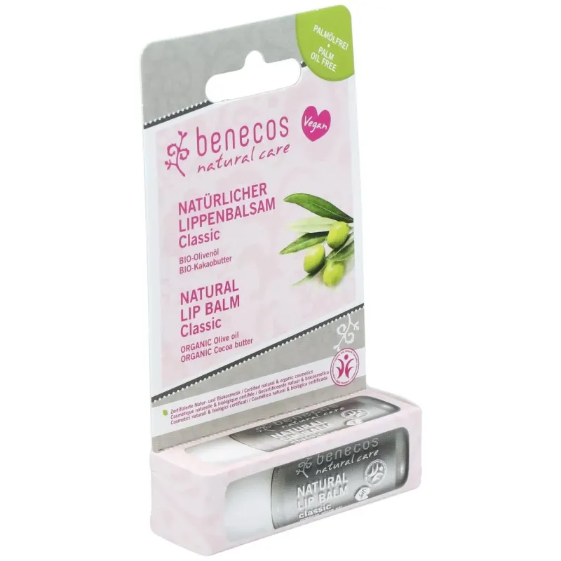 Benecos cosméticos bálsamo labial vegano oliva karité 48g | Farmacia Barata