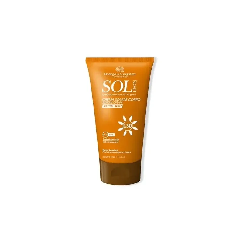 Bottega di lungavita sol leon crema solar cuerpo spf30 150ml | Farmacia Barata