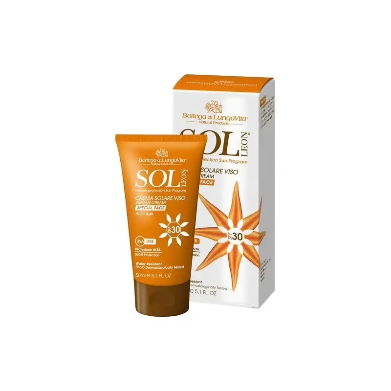 Bottega di lungavita sol león crema cara spf30 50ml | Farmacia Barata