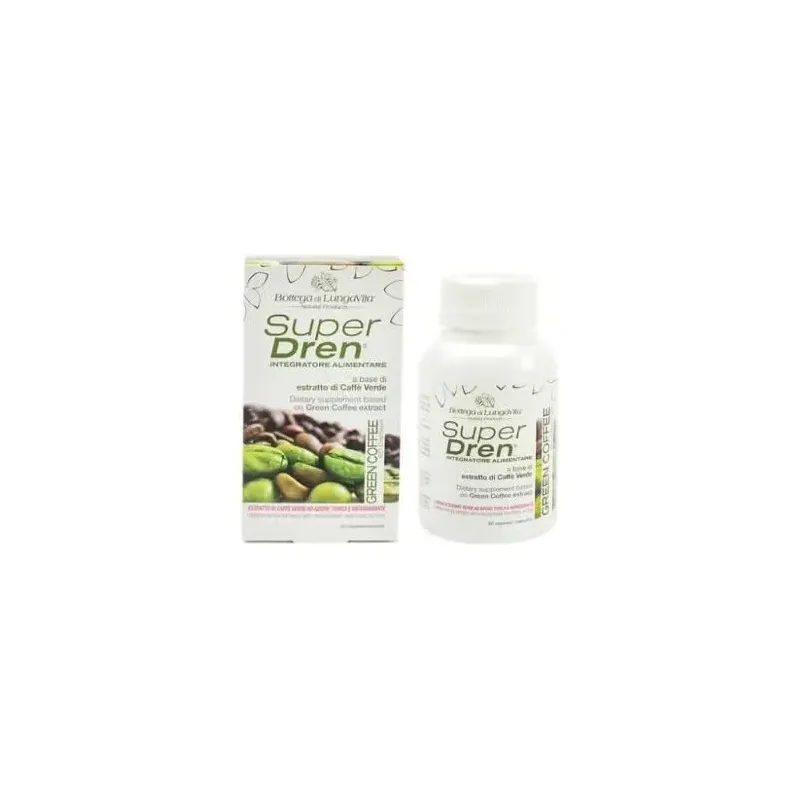 Bottega di lungavita super dren cafe verde 60caps | Farmacia Barata