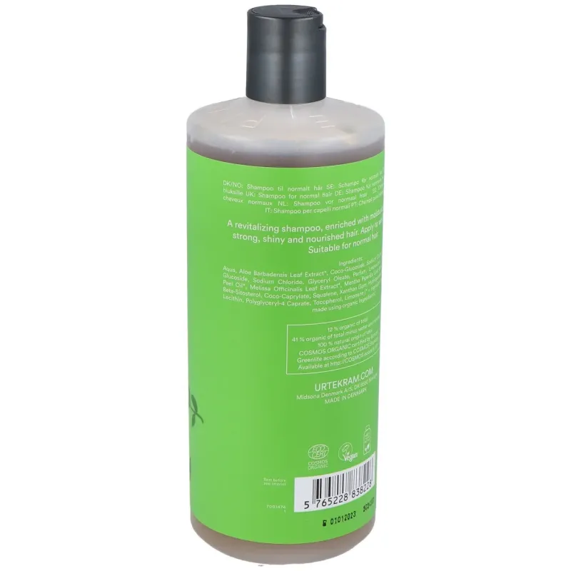 Urtekram champú de aloe vera para cabello normal bio 500ml | Farmacia Barata