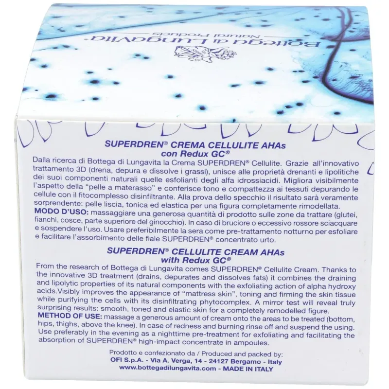 Super dren crema anticelulitica con ahas 250ml. | Farmacia Barata