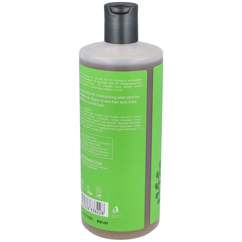 Urtekram champú de aloe vera para cabello normal bio 500ml | Farmacia Barata