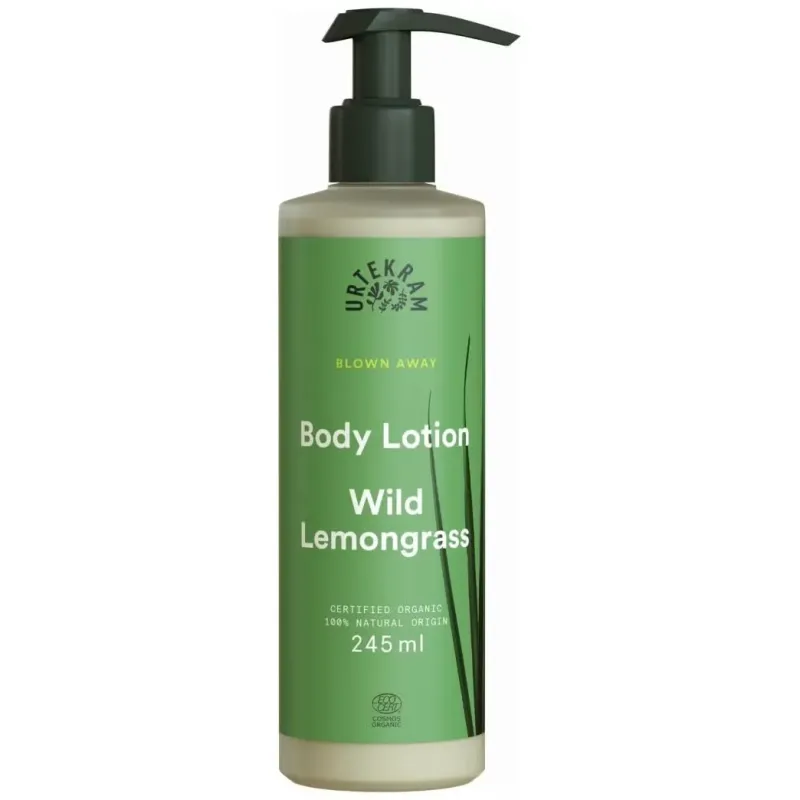 Urtekram loción corporal lemongrass salvaje 245ml | Farmacia Barata