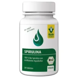 Raab vitalfood alga spirulina bio 200comp