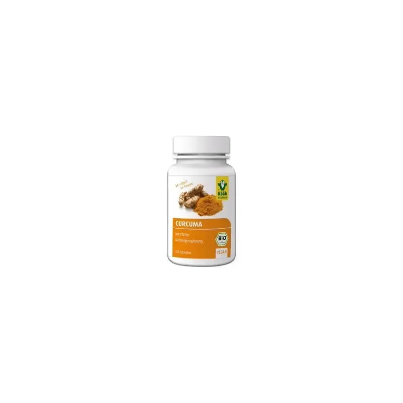 Raab vitalfood cúrcuma bio 300comp | Farmacia Barata