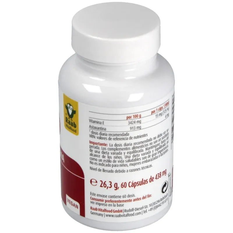Alga astaxantina 60cap. | Farmacia Barata