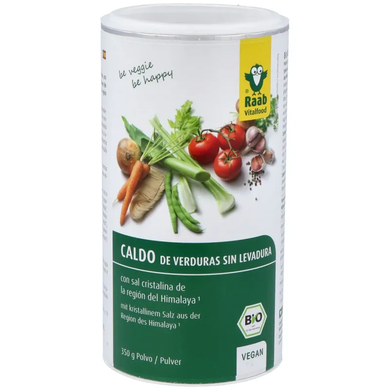 Raab vitalfood caldo de verduras sin levadura bote bio 350g | Farmacia Barata
