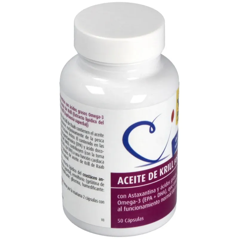 Raab vitalfood aceite krill forte 50caps | Farmacia Barata
