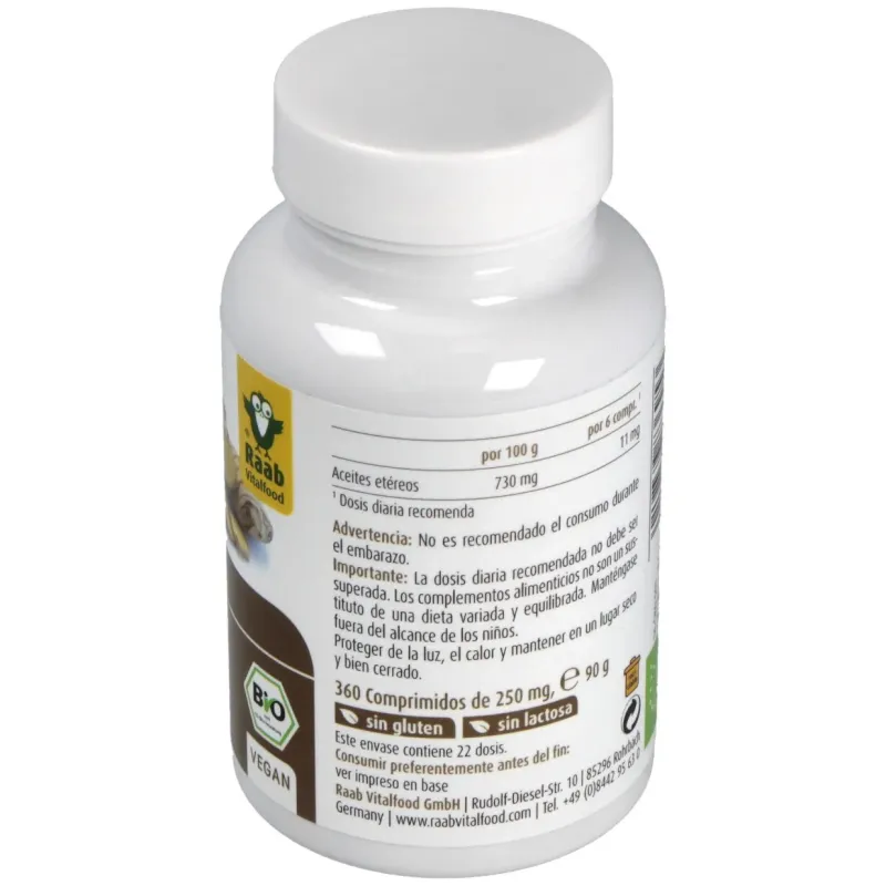 Raab jengibre 160comp bio | Farmacia Barata