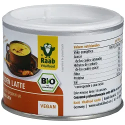 Raab vitalfood golden latte bebida de curcuma en polvo 70g | Farmacia Barata