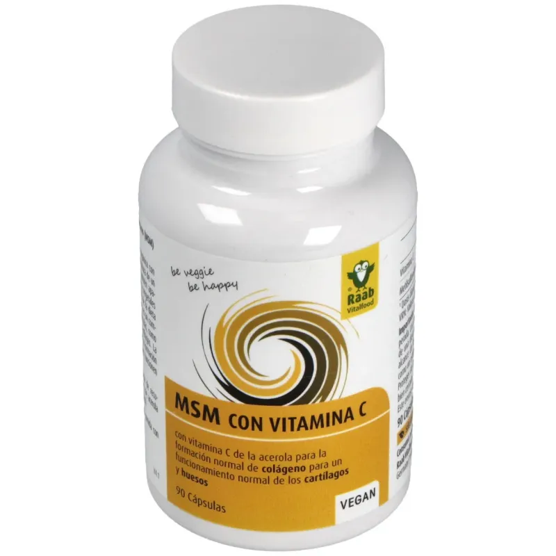 Raab vitalfood msm con vitamina c 90caps | Farmacia Barata