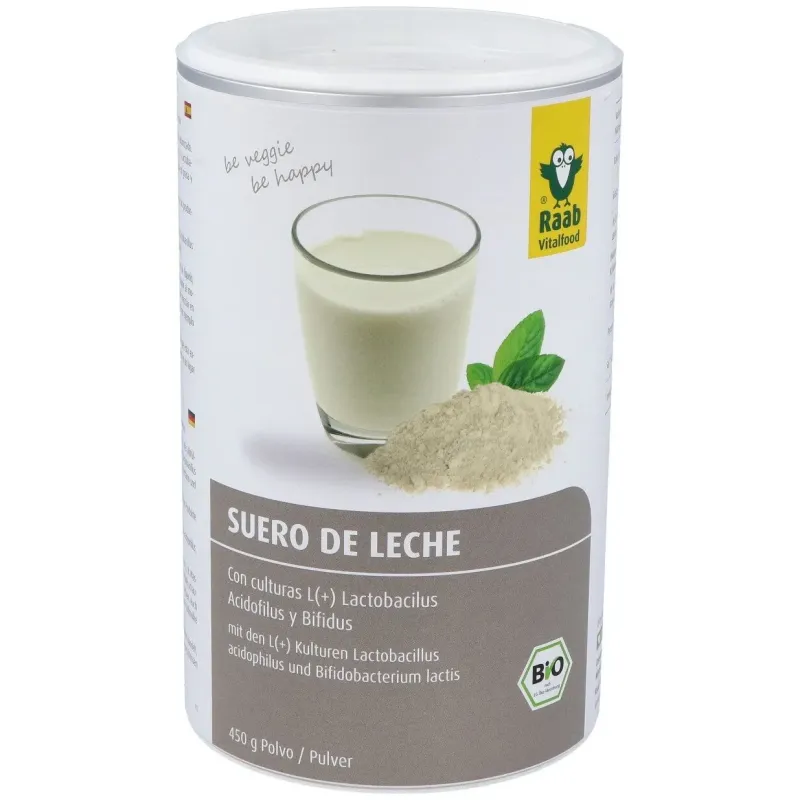 Raab vitalfood suero de leche dulce natural polvo 450g | Farmacia Barata