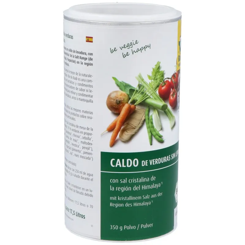 Raab vitalfood caldo de verduras sin levadura bote bio 350g | Farmacia Barata