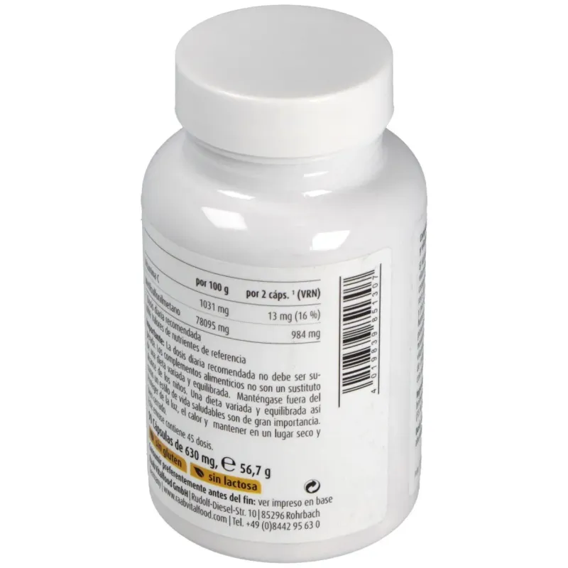 Raab vitalfood msm con vitamina c 90caps | Farmacia Barata