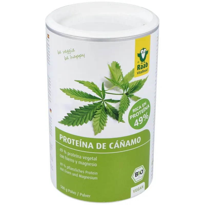 Proteina de cañamo natural 500gr. bio | Farmacia Barata