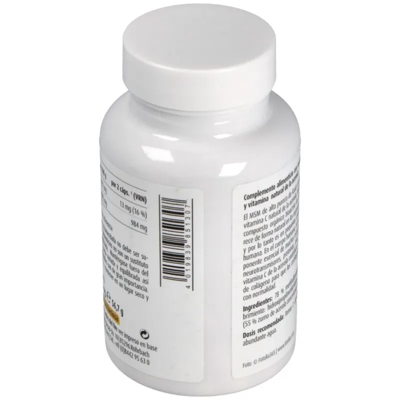 Raab vitalfood msm con vitamina c 90caps | Farmacia Barata